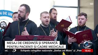 COLINDĂTORI DE LA ARHIEPISCOPIA SUCEVEI ȘI RĂDĂUȚILOR, ÎN SPITALUL JUDEȚEAN