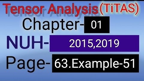 Tensor analysis(Hon