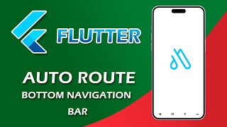 Flutter Bottom Navigation Bar with Auto Route