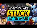 Why You Are NEVER Going To Be a PRO: 2K-3K MMR ANALysis - Dota 2 Pro Tips and Tricks Guide