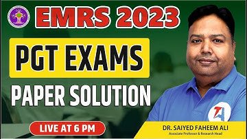 EMRS 2023 PGT Question Paper Solution | EMRS PGT Answer Key 2023 | EMRS Exam Analysis & Cutoff