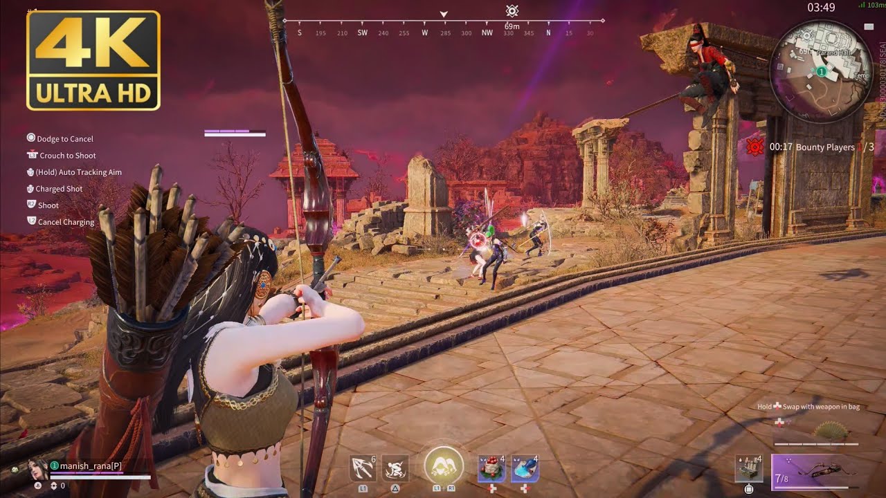 NARAKA BLADEPOINT : Dangerous fight ever | 4K HDR 60 FPS | ps5 🎮 ...