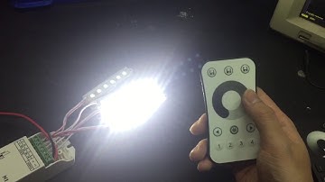Model R6 4 channel dimming test with model V4 receiver - GZ Skydance