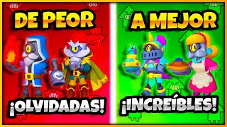 ¡TOP 8 SKINS DE BARLEY EN BRAWL STARS! | 🔴 DE PEOR A MEJOR 🟢