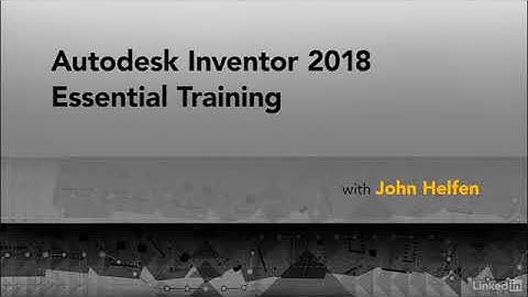 Autodesk Inventor 2018 Essential Training Intro