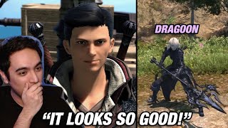 FFXIV Dawntrail Job Armor Sets and Benchmark l Kaito Reacts