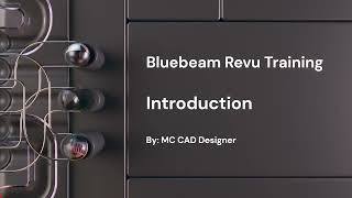 1. Bluebeam Training Introduction