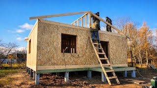 Inexpensive House Built in 10 Days | Full Construction Process(Step by Step)