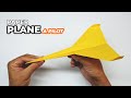 How to make paper airplane easy paper plane a pilot