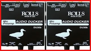 Rolls DU30b Mic-Preamp/Audio Ducker : Electronics - YouTube