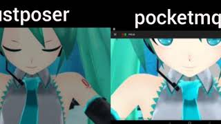 [MMD] underwater: pocketmqo vs illustposer.