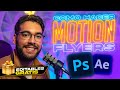 Diseñamos un Flyer ANIMADO con Photoshop y After Effects | DISEÑANDO EN VIVO|  MOTION FLYERS🔴⚡