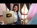 Unboxing Golden Play Button Ibu dan Balita Indonesia - 1 million youtube subscribers
