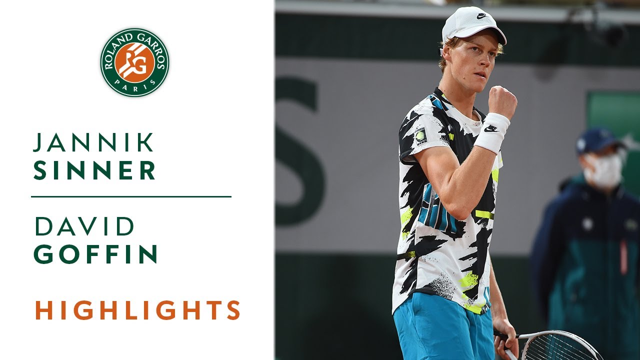 David Goffin vs Jannik Sinner -Round 1 Highlights I Roland-Garros 2020