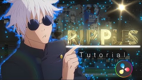 Create Ripple Effect For AMV | Davinci Resolve Tutorial