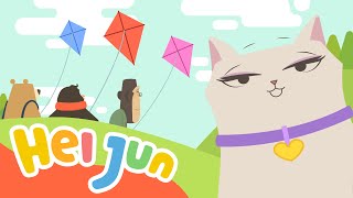 Bermain Layang-Layang Lagu Anak Bahasa Indonesia Hei Jun Video Kartun Anak