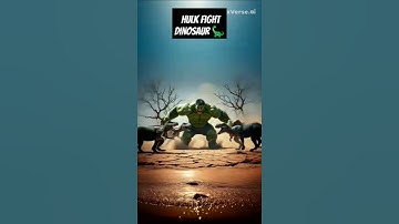 Hulk vs Dinosaur Fight – Epic Battle Scene (Marvel Fan Animation)