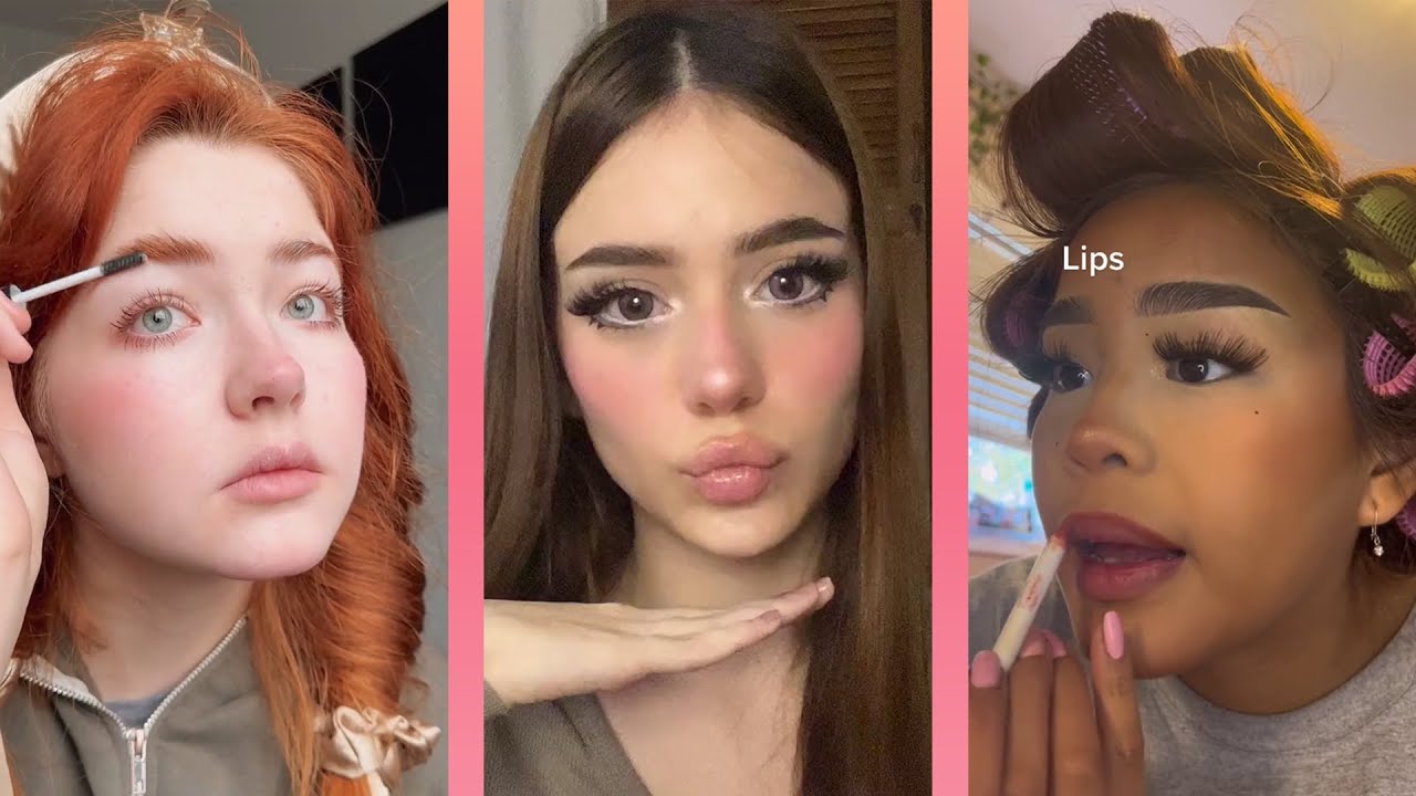 emo tiktok makeup transformation 