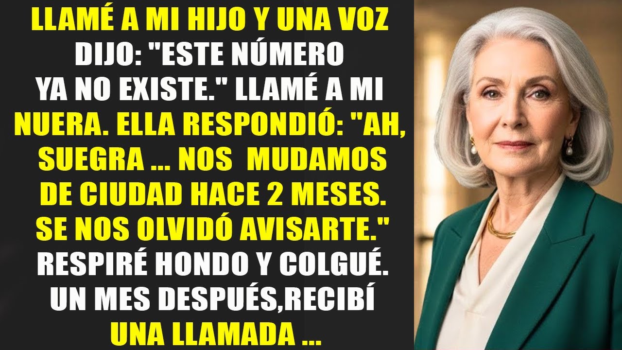 Mi hijo “olvidó” avisarme que se mudó de ciudad…pero un mes después, el banco me llamó por su deuda