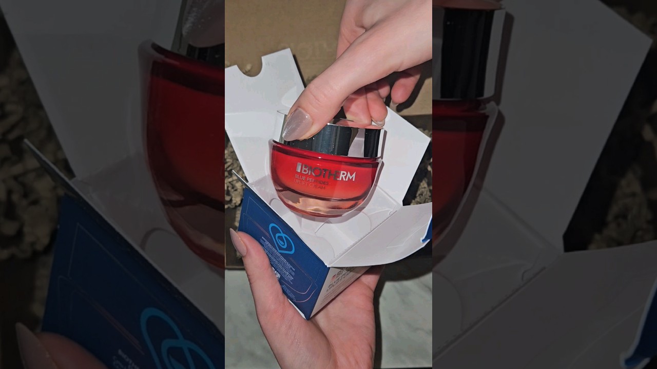 Biotherm Blue Therapy Uplift Day Cream & Force Surprme Anti-Aging Cream #shorts #asmrskincare