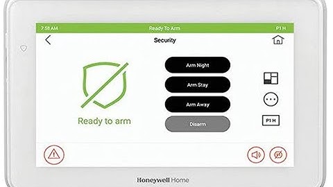 Honeywell 6290W Touchscreen Keypad | Multi-Media Button Instructions | Lessons Tutorial - Lesson 9