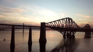 Forth Bridge (Forth Rail Bridge) Drone Footage