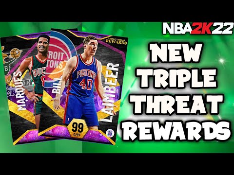 NEW TRIPLE THREAT ONLINE & OFFLINE REWARDS ADDED IN NBA 2K22 MyTEAM! ARE THEY WORTH GRINDING FOR?