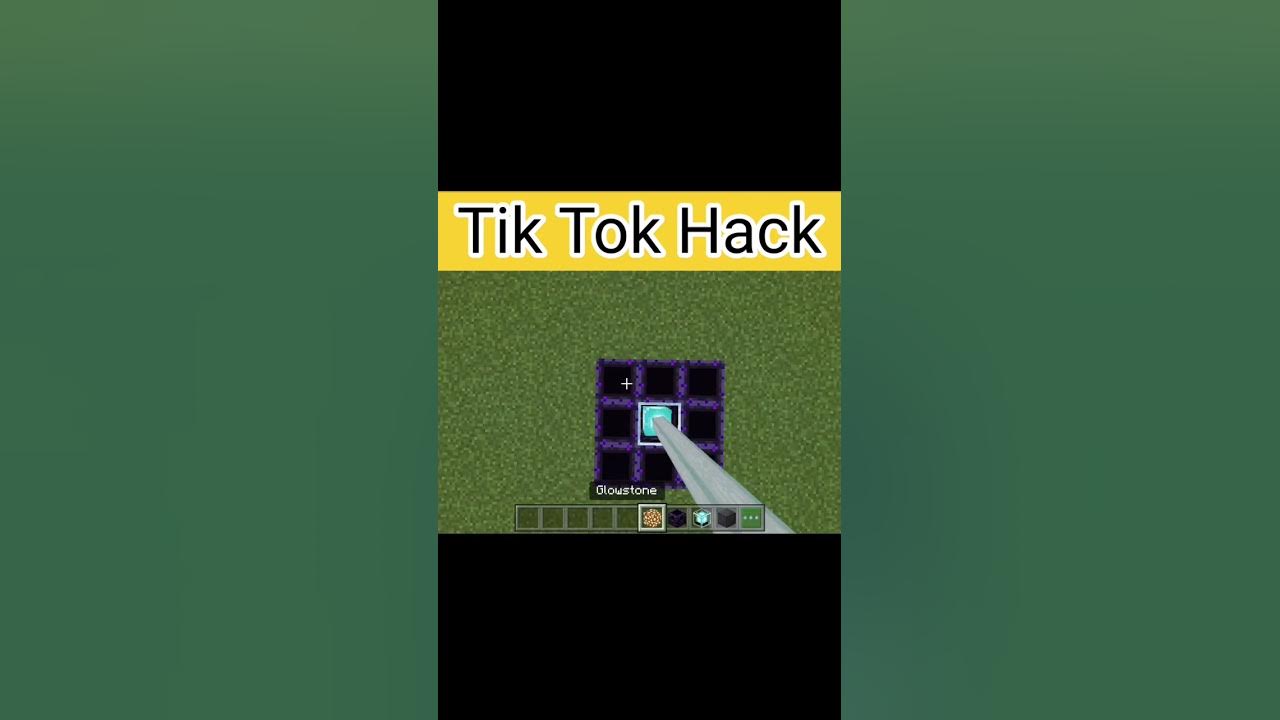 Minecraft :- Tik Tok Hack #shorts+- - YouTube