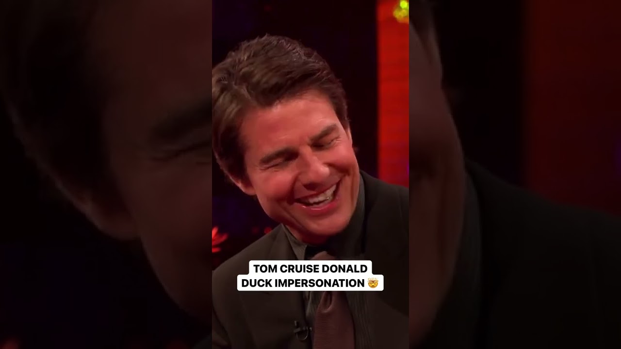 Tom Cruise Donald Duck impersonation