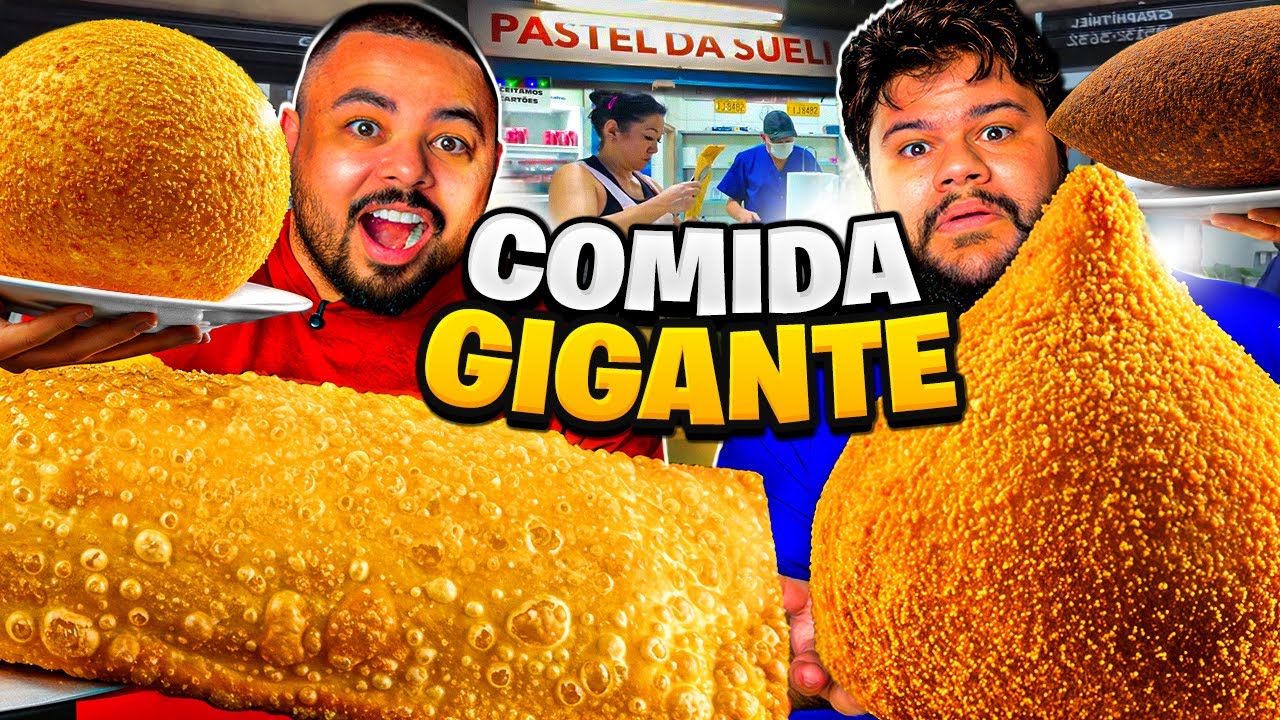 🚀OS MAIORES COMENDO OS MAIORES SALGADOS *Pastel da Sueli🔥