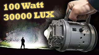 DIY 100W LED Taschenlampe mit 30000 Lux und intelligenter Kühlung