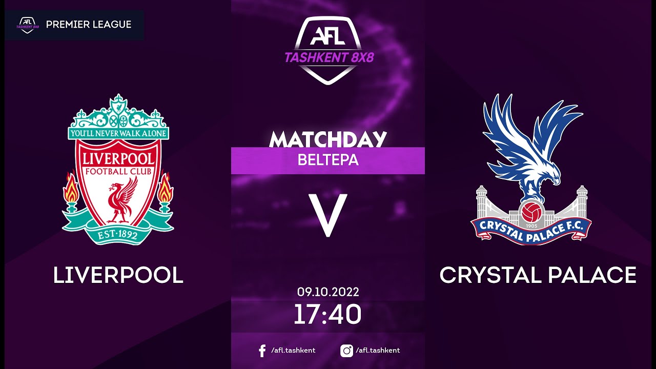 AFL ENGLAND 4 TUR LIVERPOOL CRYSTAL PALACE YouTube