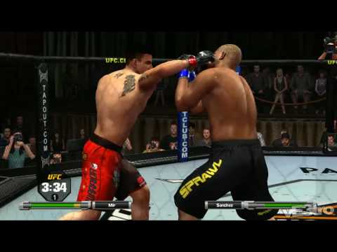 UFC 2009 Undisputed - Frank Mir vs Eddie Sanchez (HD 720p)