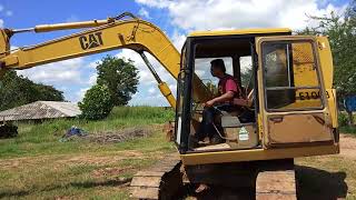 'ถึงแล้ว'รถแมคโค CAT E70B สภาพเก่านอก ไฟฟ้าครบทุกจุด  สวยมากๆ