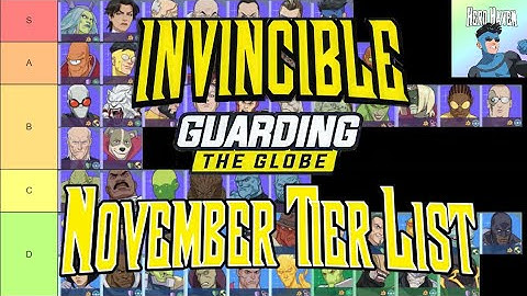 November Hero Tier List Invincible GTG