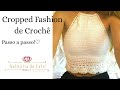 CROPPED DE CROCHÊ FASHION