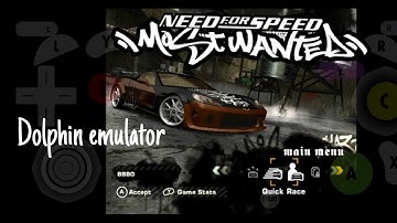 Need for speed most wanted 2005 dolphin emulator Android gameplay