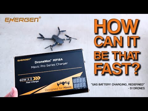 Best Mavic Pro Battery Charger | DroneMax MP18A from Energen | Fastest on the market.