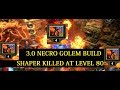 Path of Exile SCOURGE -  Golem Build Showcase - Level 80,