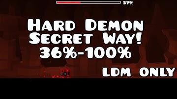 [Big Secret Way] Fingerdash V4 by HugusTheNoob (Hard Demon) | Geometry Dash