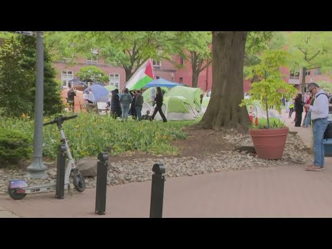 Encampment protest hits George Washington University campus