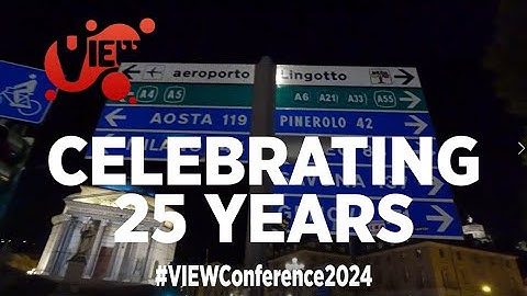 VIEW Conference 2024 — Celebrating 25 Years