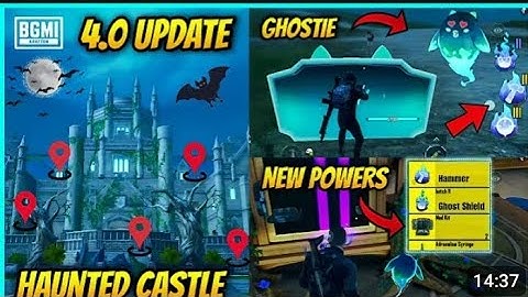 🔥BGMI NEW 4.0 UPDATE - Magical horror Ghost Mode, New features and Powers I 4.0 Update gameplay