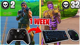 1 Week Progression From Controller to Keyboard & Mouse