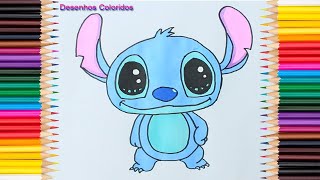 Desenhos para colorir de lilo com seu amigo azul: stitch -pt