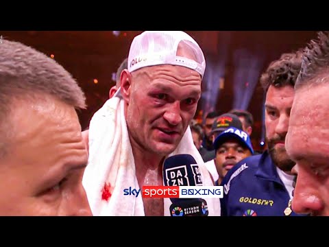 I Believe I Won That Fight! | Tyson Fury Immediate Post-Fight Reacton To Usyk Defeat