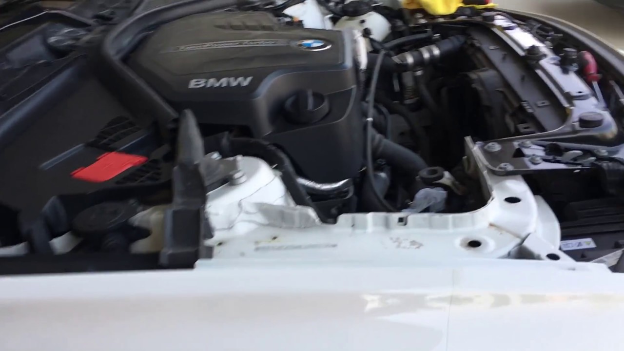 How to drain & fill coolant on BMW F30 328i - YouTube