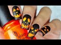 Jack-O-Lantern Nails