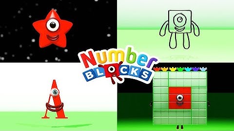 NEW! NUMBERBLOCKS Quadparison Part 22 | 3D Blender Lab