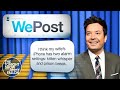 WePost: Nonmoving Escalators, Uber Eats Drivers and the Willy Wonka Prequel | The Tonight Show